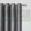 Комплект штор на люверсах Бархат серый