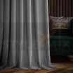 Комплект штор на ленте Бархат серый