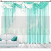 Комплект штор на ленте Бриз бирюза