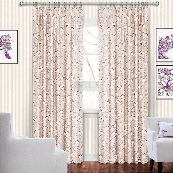 Комплект штор на ленте Доминика сирень