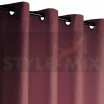 Штора на люверсах Фальсо бордо