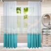 Комплект штор на ленте Гарсия бирюза