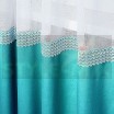 Комплект штор на ленте Гарсия бирюза