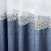 Комплект штор на ленте Гарсия синий
