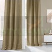 Комплект штор на ленте Канвас кофейный