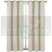 Комплект штор на люверсах Канвас бежевый