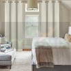 Комплект штор на люверсах Канвас бежевый