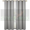 Комплект штор на люверсах Канвас графит