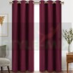 Комплект штор на люверсах Канвас винный
