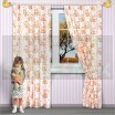 Комплект штор из вуали Карусель конфетки