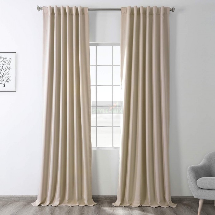 Комплект штор на ленте Латте бежевый