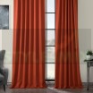 Комплект штор на ленте Латте терракот