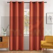 Комплект штор на люверсах Латте терракот