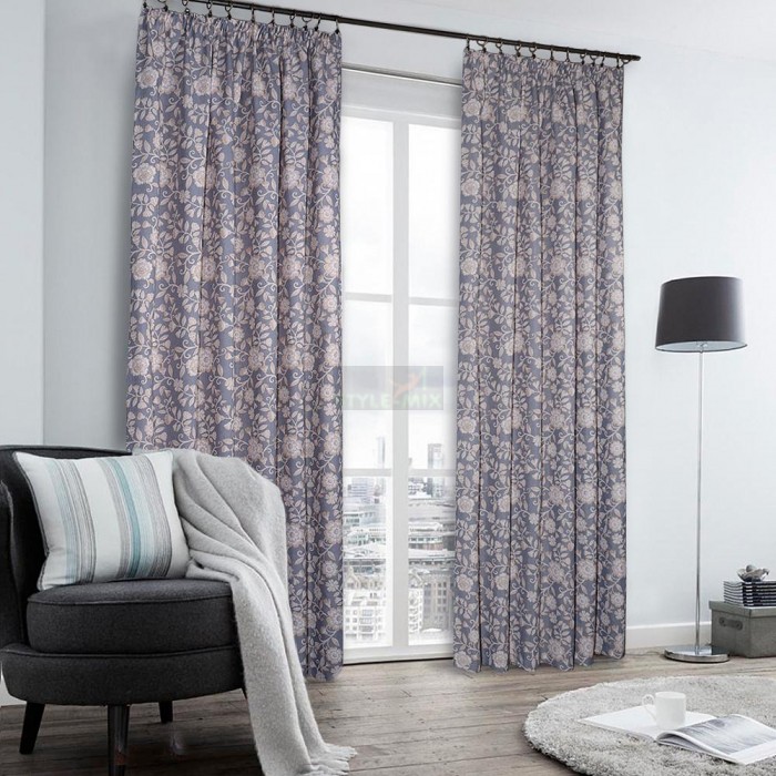 Комплект штор на ленте Лира серый