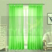 Комплект штор на петлях Марго - дуэт салатовый