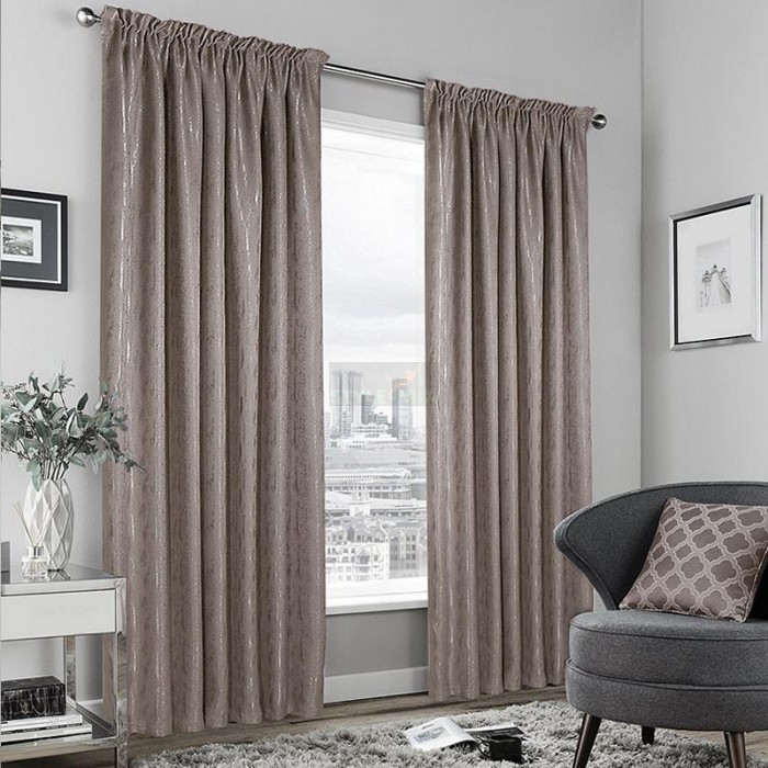 Комплект штор на ленте Модерн кофейный