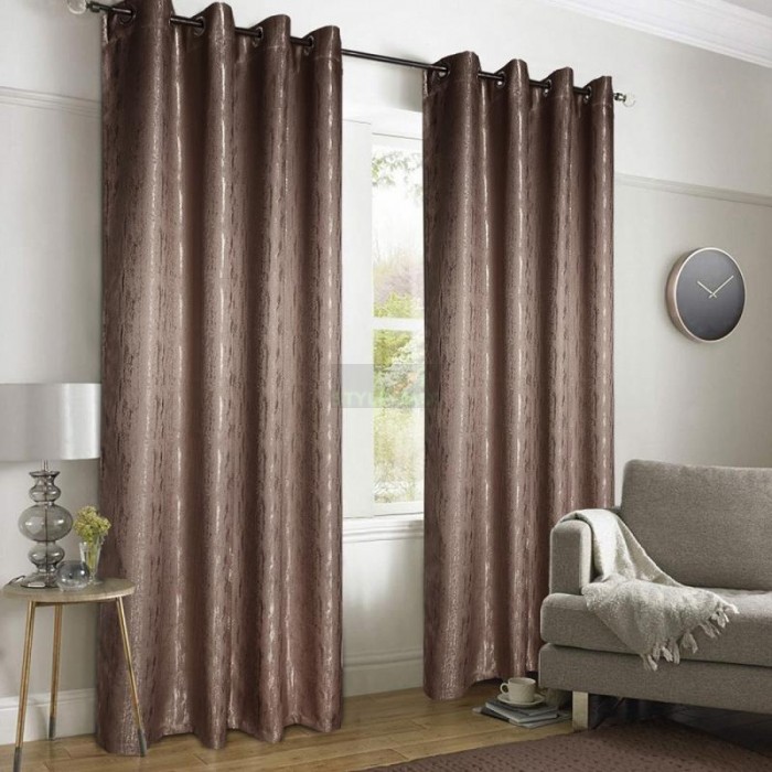 Комплект штор на люверсах Модерн шоколад