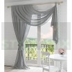 Штора на кулиске Пэрри серый