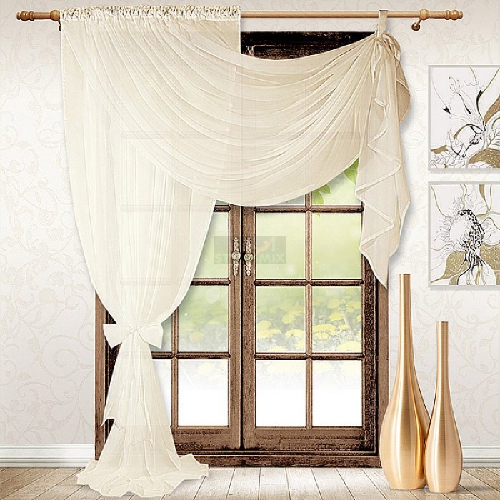 Штора на кулиске Пэрри шампань