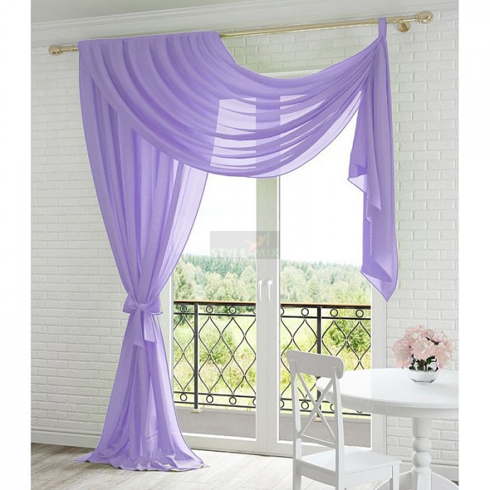 Штора на кулиске Пэрри сирень