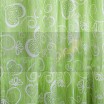 Штора на ленте Амур негатив салатовый