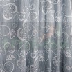 Штора на ленте Амур негатив серый