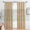 Комплект штор на ленте Вельвет бежевый
