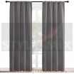 Комплект штор на ленте Вельвет графит