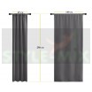 Комплект штор на ленте Вельвет графит