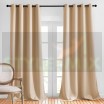 Комплект штор на люверсах Вельвет бежевый