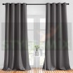 Комплект штор на люверсах Вельвет графит