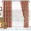 Комплект штор на люверсах Сиеста терракот