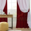 Комплект штор на люверсах Стелла бордо