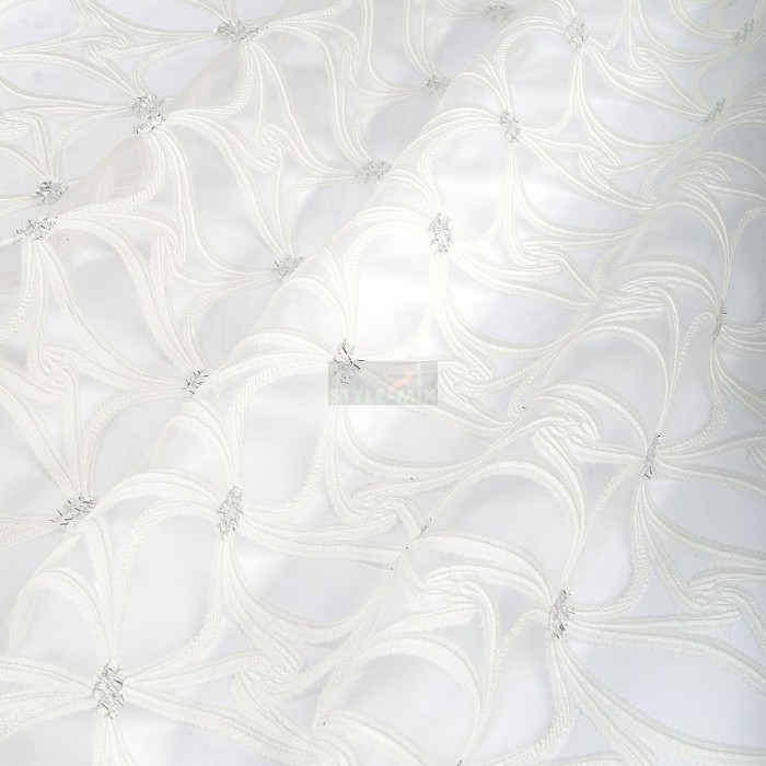 Тюль на ленте Кристал - 4 шампань