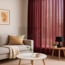 Тюль на ленте Престиж - 5 бордо Тюль на ленте Престиж - 5 бордо