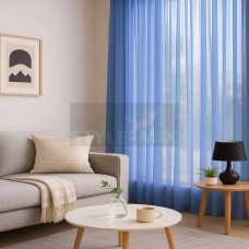 Тюль на ленте Престиж - 5 синий Тюль на ленте Престиж - 5 синий