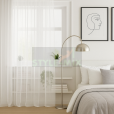 Тюль на ленте Престиж - 4 белый Тюль на ленте Престиж - 4 белый