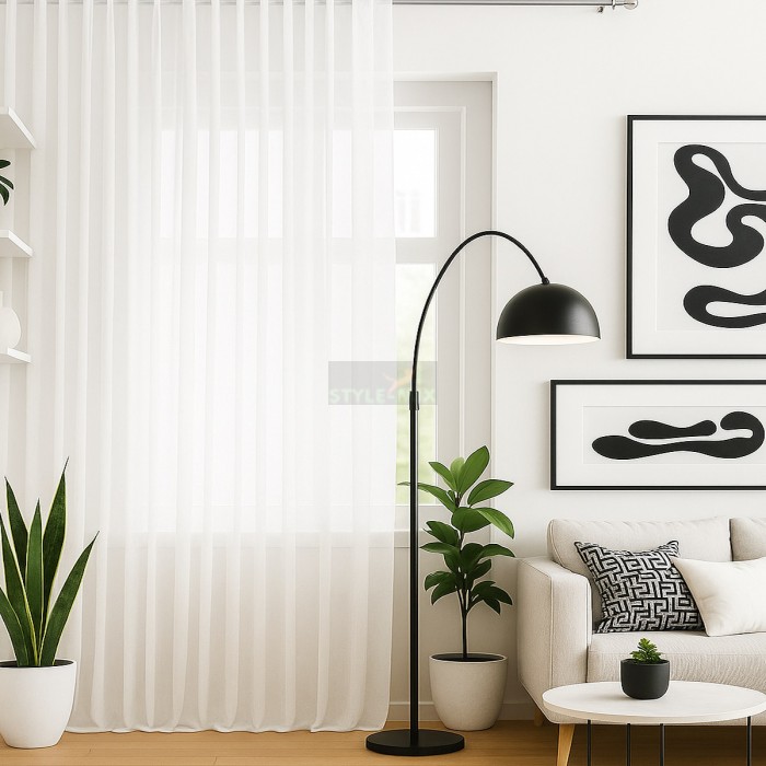 Тюль на ленте Престиж - 3 белый