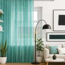 Тюль на ленте Престиж - 3 бирюза Тюль на ленте Престиж - 3 бирюза