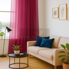 Тюль на ленте Престиж - 2 бордо Тюль на ленте Престиж - 2 бордо