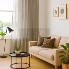 Тюль на ленте Престиж - 2 серый Тюль на ленте Престиж - 2 серый