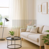 Тюль на ленте Престиж - 2 шампань