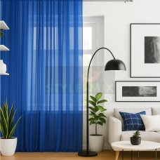 Тюль на ленте Престиж - 3 синий Тюль на ленте Престиж - 3 синий