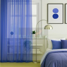 Тюль на ленте Престиж - 4 синий Тюль на ленте Престиж - 4 синий