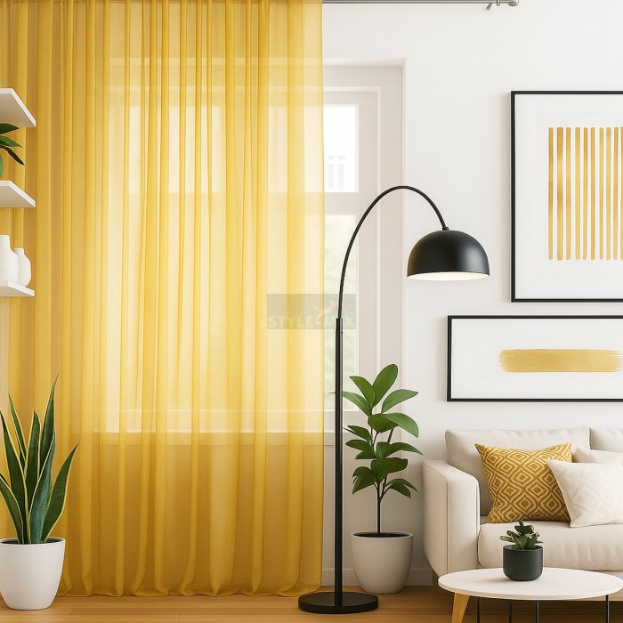 Тюль на ленте Престиж - 3 золото