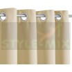 Штора для улицы на люверсах бежевый