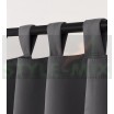 Штора для улицы на петлях графит